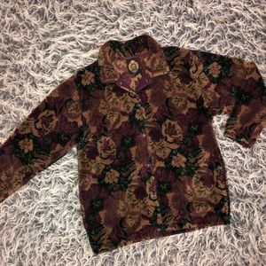 Sunbuster soft floral jacket size medium